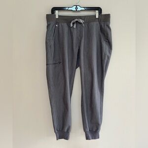 FIGS Zamora Jogger Scrub Pants Gray #1602, size LP